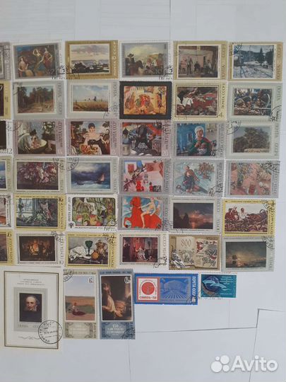 Марки СССР искусство