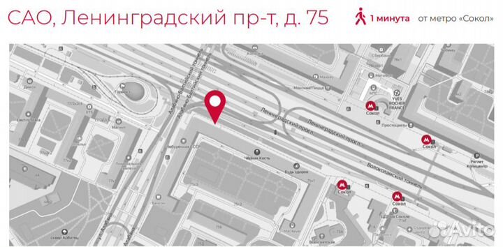 Готовый арендный бизнес м. Сокол