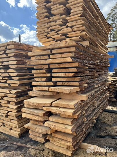 Доска сухая необрезная сосна