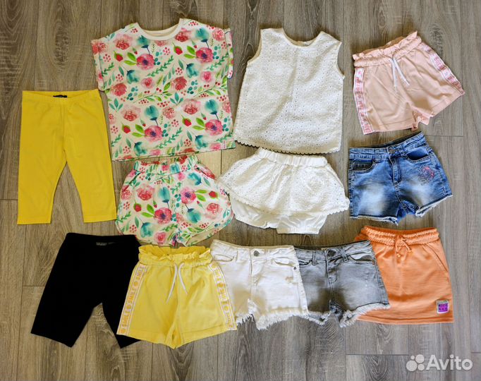 Одежда для девочки пакетом 110/116