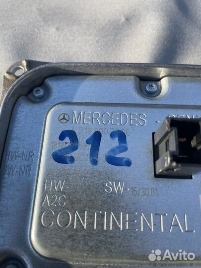 Блок управления фарами w212 w222 w218. A2189007306