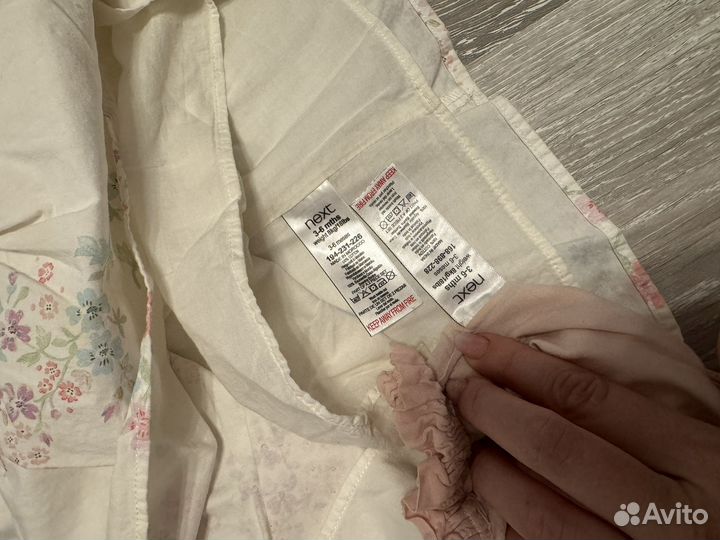 Модный боди и платье для девочки next