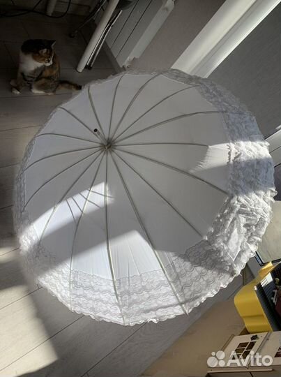 Зонт для свадебной фотосессии