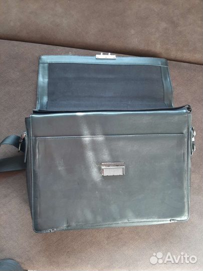 Мужской кожаный портфель новый