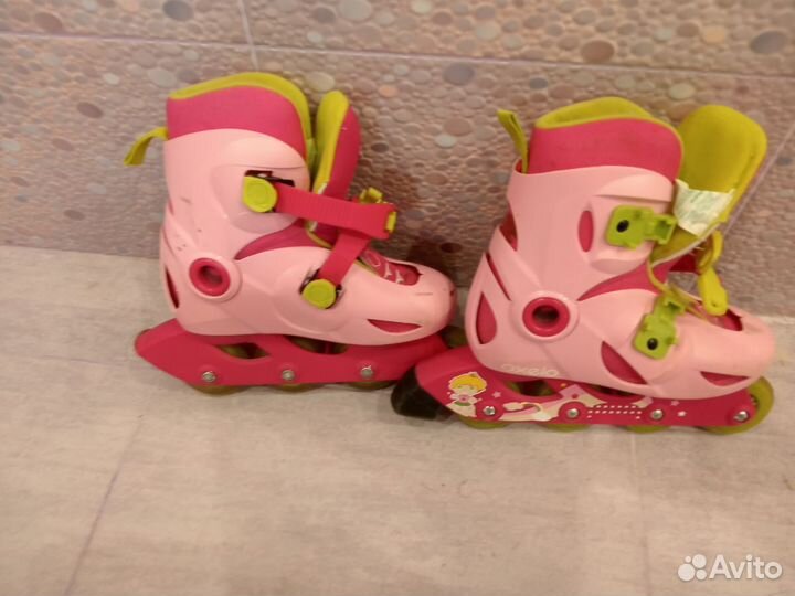 Роликовые коньки детские раздвижные 30-32