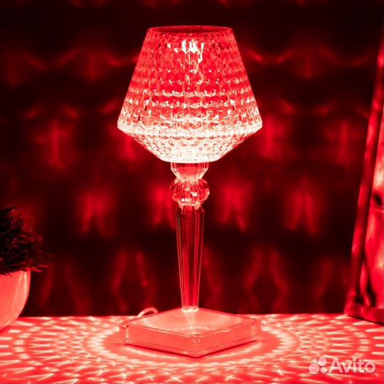 Настольная лампа с пду 'Джентис' LED 16 цветов USB