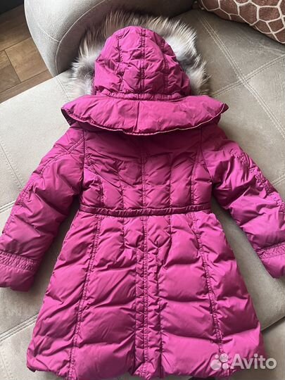 Пуховое пальто для девочки Moncler