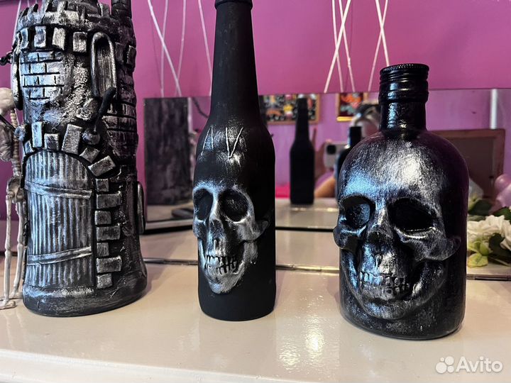Декоративные бутылки декупаж