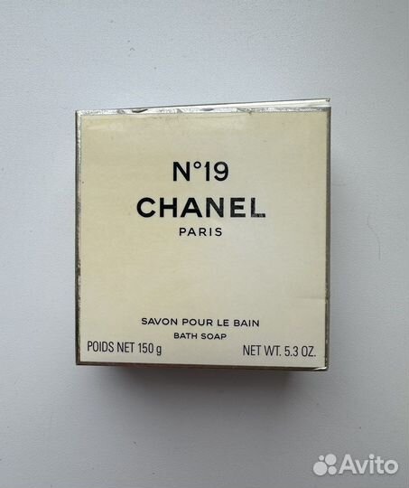 Chanel но 19 мыло 150 гр винтаж