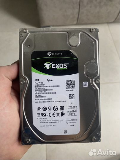 Жесткий диск Seagate Exos 7E8 6TB