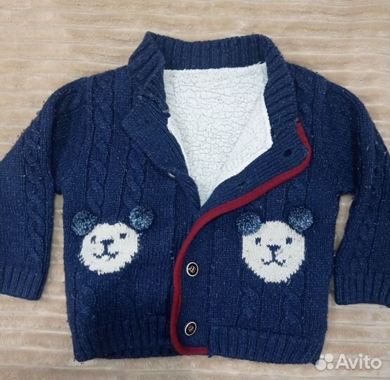 Плюшевая кофта детская