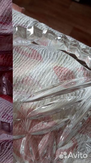 Хрустальное блюдо большое