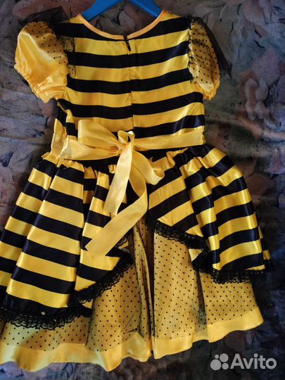 Карнавальный костюм для девочки пчёлка рост 128 см