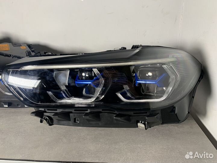 Фары на BMW X5 g05 Laser Shadow line