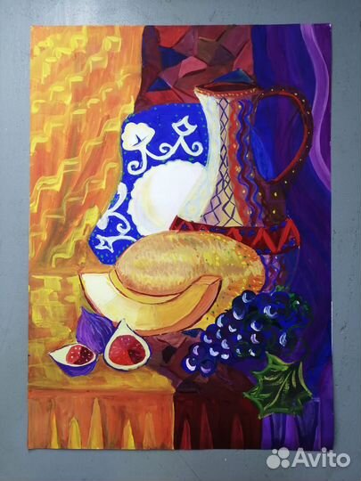 Восточный натюрмортФормат А3 акварельная бумага