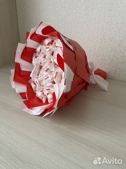 Съедобный букет из конфет рафаэлло