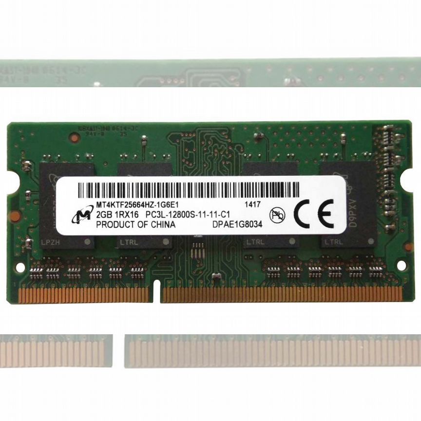 [MT4KTF25664HZ-1G6E1] Оперативная Память Micron 2gb Mt4ktf25664hz-1g6e1