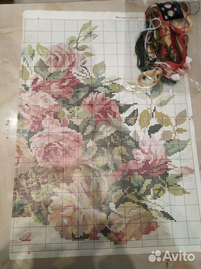 Вышивка крестом остатки наборов