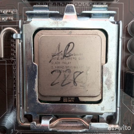 Комплект Мат. плата G43T + Процессор Quad Q6600