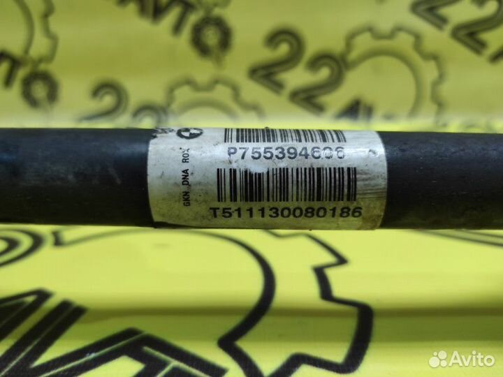 Привод передний правый Bmw X5 E70 N52B30 12.2008