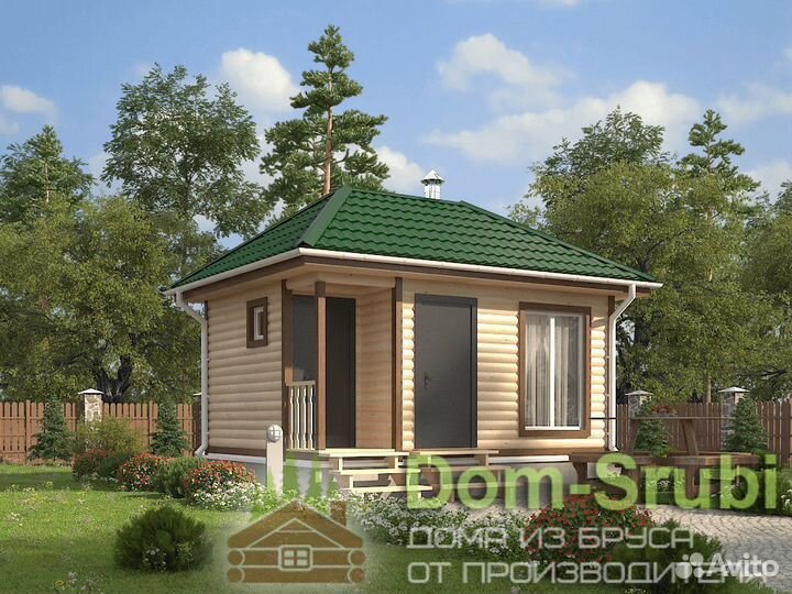 Кинешма. Надёжная Баня из бруса Б-30 (4х5.20)