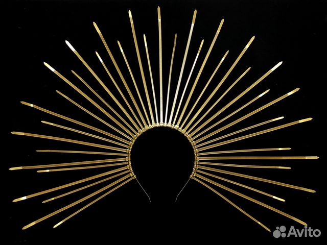 Корона с лучами, ободок, нимб