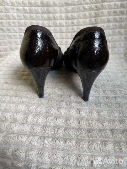 Туфли натуральная замша 38 размер