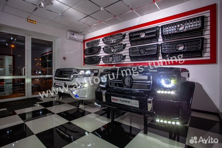 Накладка на капот Mercedes G class 463 черная