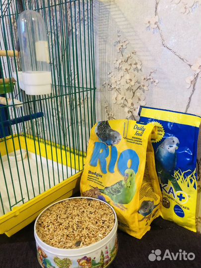 Клетка для попугая б/у