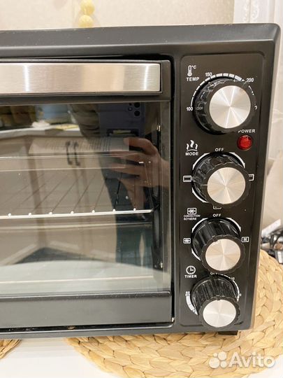 Электрическая мини печь духовка с конвекцией leran