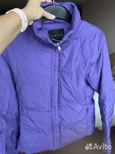 Sisley Фиолетовая женская куртка размер S