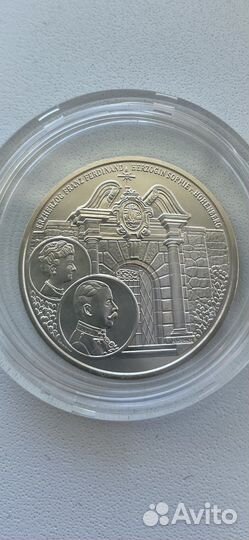 Монета серебро Австрия 2004 г, 10 евро