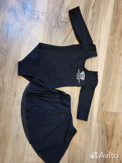 Купальник для танцев черный