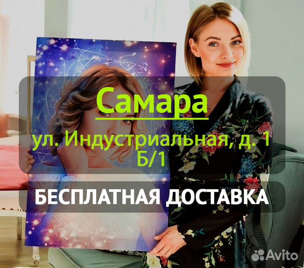 Художественный портрет по фото на холсте подарок