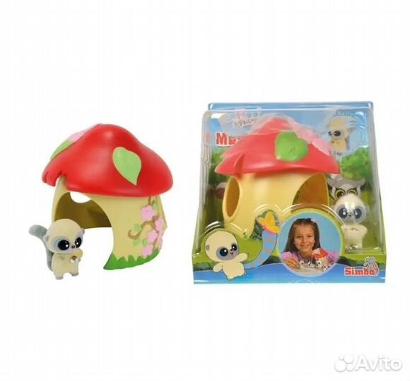 Игрушка Юху и его друзья Домик-грибок