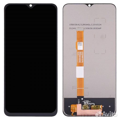 Дисплей Vivo Y33s в сборе с сенсором (чёрный) (Pre