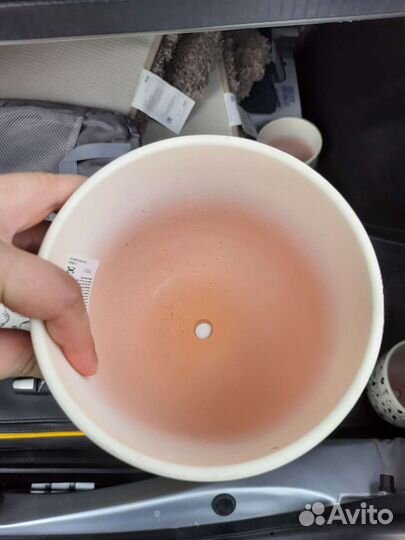 Горшок для цветов IKEA с котиками