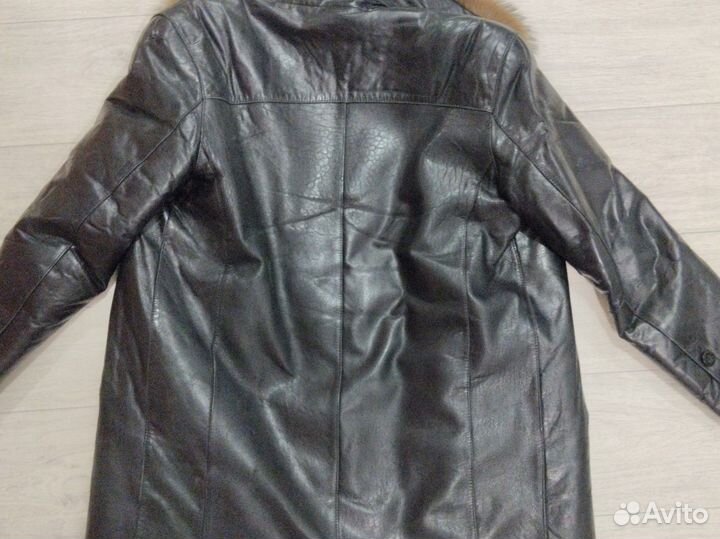 Кожаная дубленка мужская