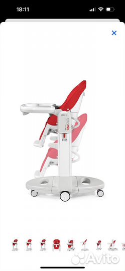 Стульчик для кормления peg perego tatamia