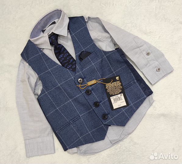 Рубашка с жилеткой next