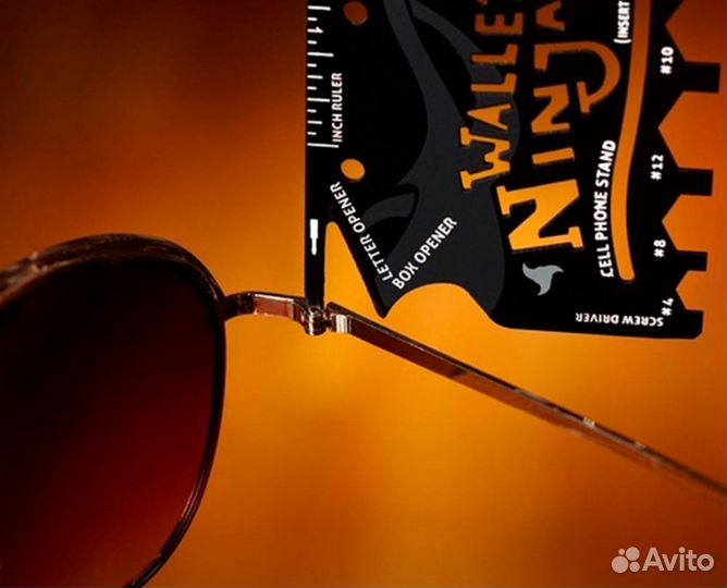 Мультитул кредитка wallet ninja 18 В 1