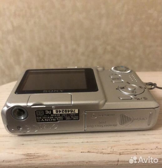 Компактный фотоаппарат sony cyber shot