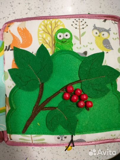 Развивающая книга из фетра