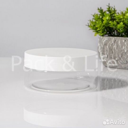 Банка пэт 150 мл с крышкой и отсекателем (00720)