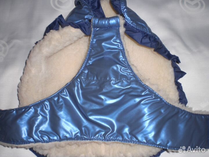 Одежда, попона тёплая на меху 37 см