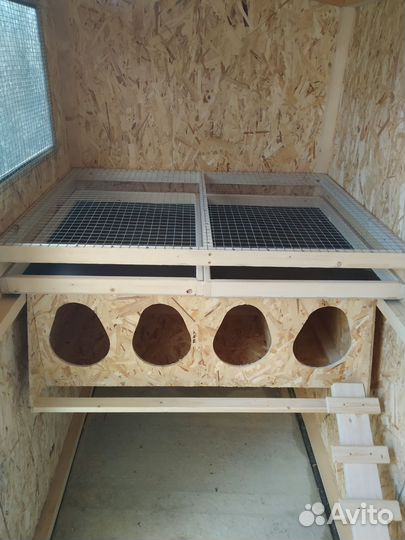 Курятник на 15-20 кур без выгула