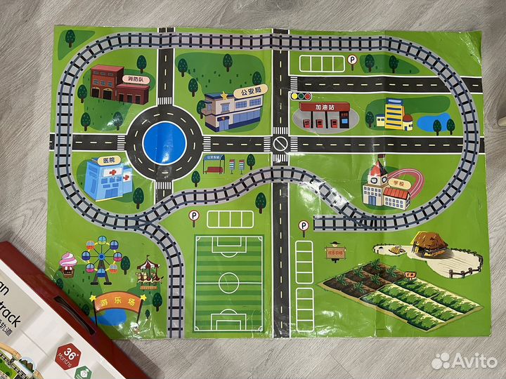 Деревянная детская железная дорога