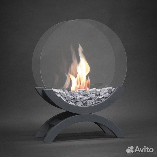 Био камин, напольный камин