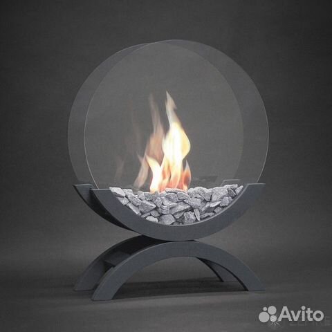 Био камин, напольный камин
