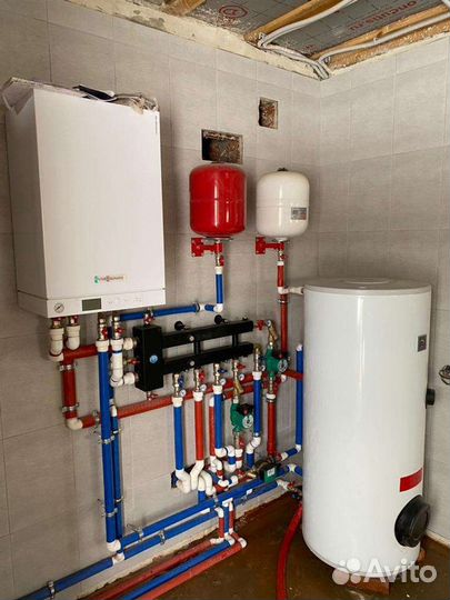 Монтаж систем отопления, теплые полы, котельные